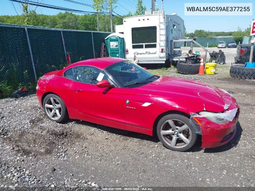 2010 BMW Z4 Sdrive30I VIN: WBALM5C59AE377255 Lot: 42411095