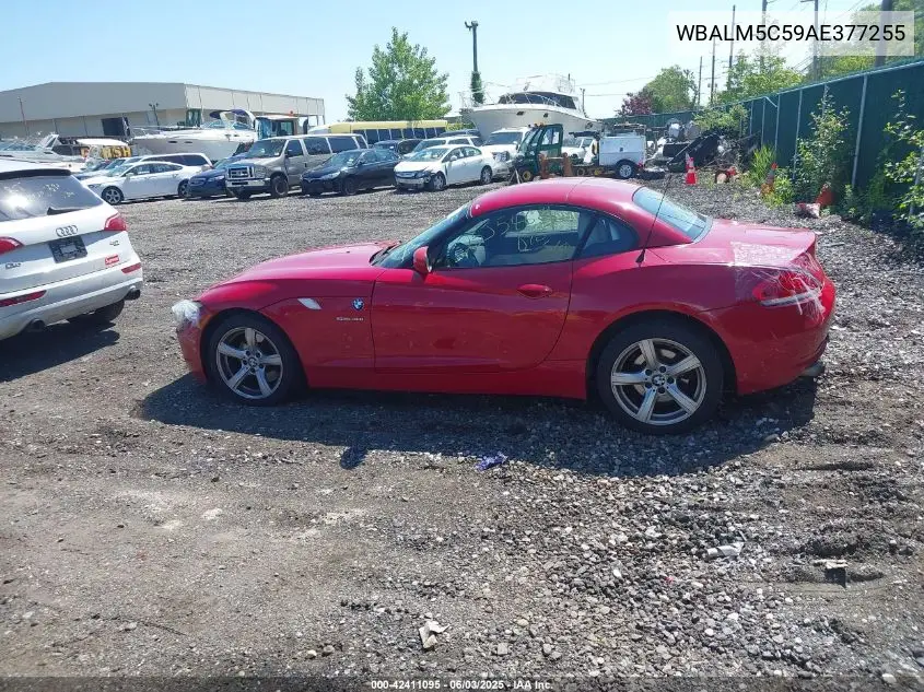 2010 BMW Z4 Sdrive30I VIN: WBALM5C59AE377255 Lot: 42411095