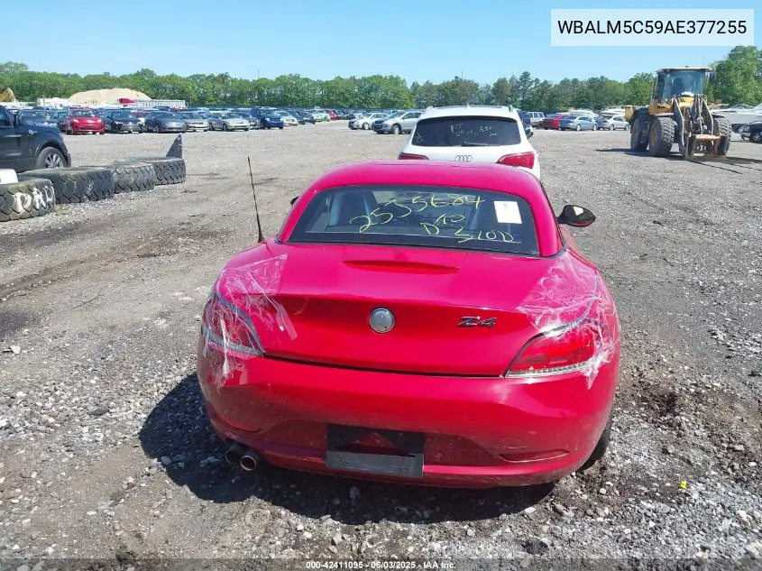 2010 BMW Z4 Sdrive30I VIN: WBALM5C59AE377255 Lot: 42411095