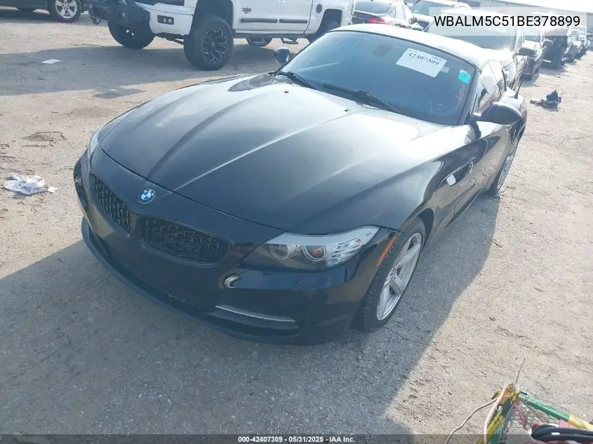 2011 BMW Z4 Sdrive30I VIN: WBALM5C51BE378899 Lot: 42407309