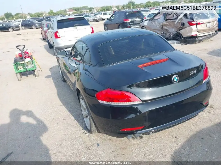 2011 BMW Z4 Sdrive30I VIN: WBALM5C51BE378899 Lot: 42407309