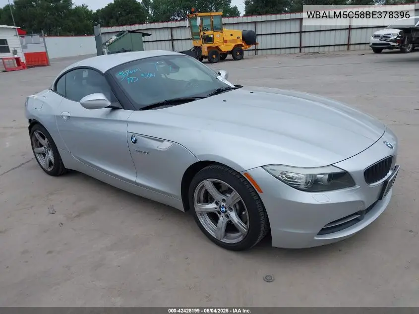 2011 BMW Z4 Sdrive30I VIN: WBALM5C58BE378396 Lot: 42428199