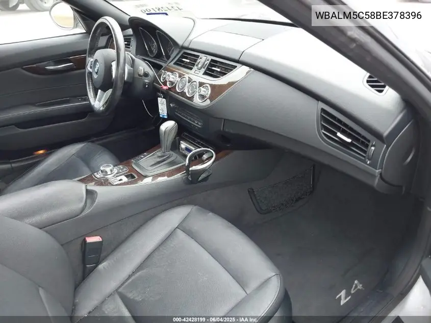 2011 BMW Z4 Sdrive30I VIN: WBALM5C58BE378396 Lot: 42428199