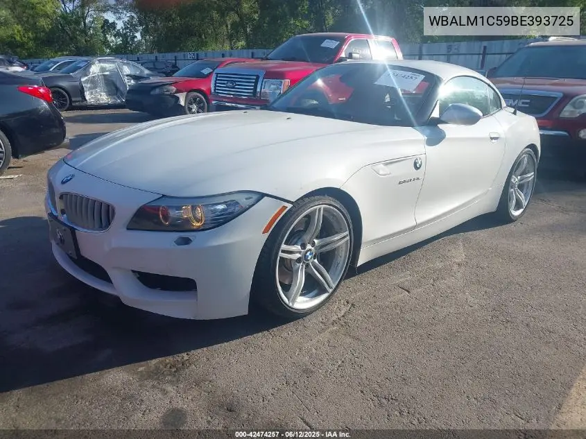 2011 BMW Z4 Sdrive35Is VIN: WBALM1C59BE393725 Lot: 42474257