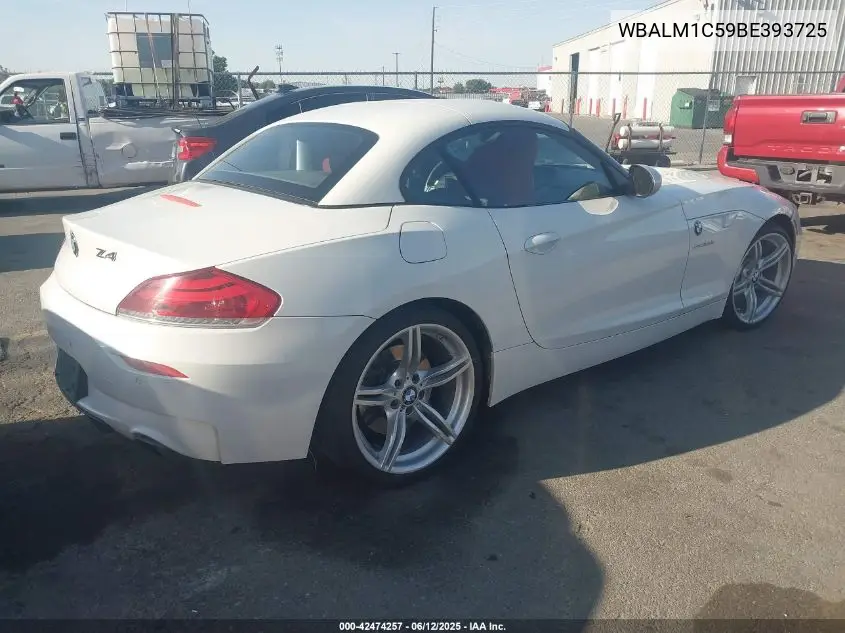 2011 BMW Z4 Sdrive35Is VIN: WBALM1C59BE393725 Lot: 42474257
