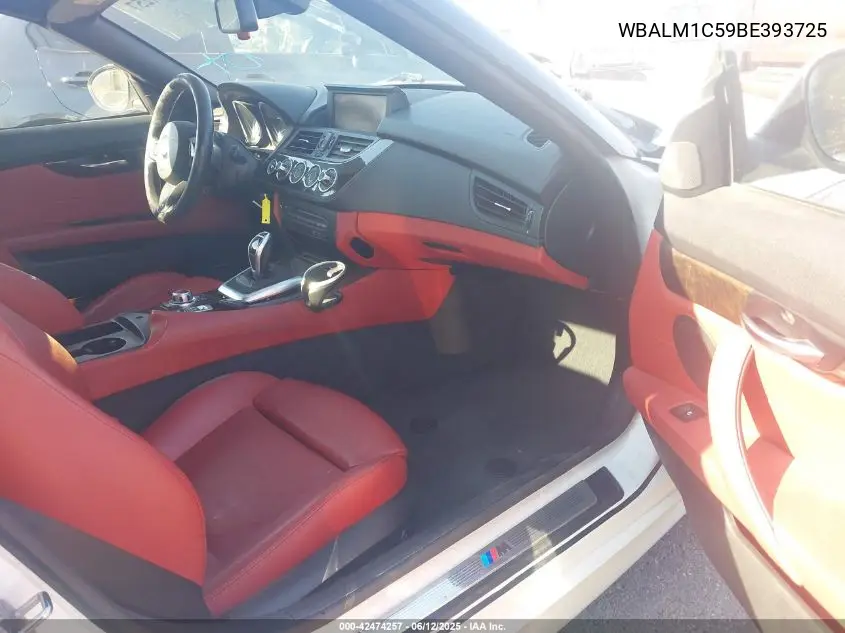 2011 BMW Z4 Sdrive35Is VIN: WBALM1C59BE393725 Lot: 42474257
