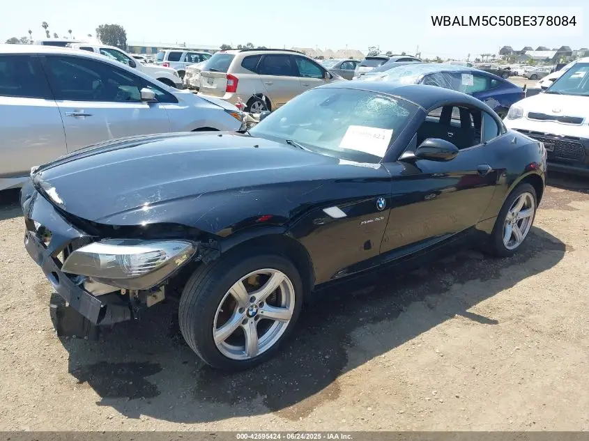 2011 BMW Z4 Sdrive30I VIN: WBALM5C50BE378084 Lot: 42595424