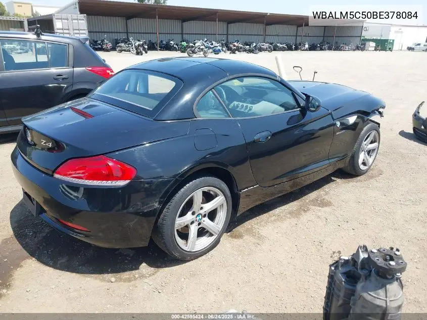 2011 BMW Z4 Sdrive30I VIN: WBALM5C50BE378084 Lot: 42595424