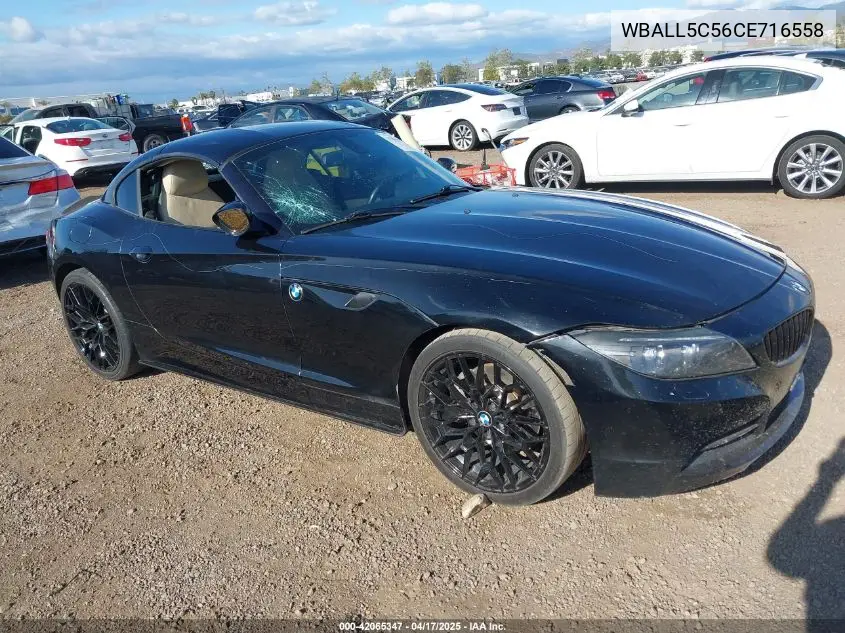 2012 BMW Z4 Sdrive28I VIN: WBALL5C56CE716558 Lot: 42065347