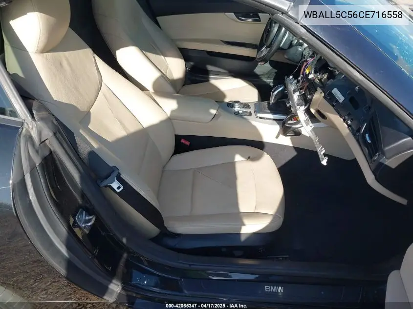 2012 BMW Z4 Sdrive28I VIN: WBALL5C56CE716558 Lot: 42065347
