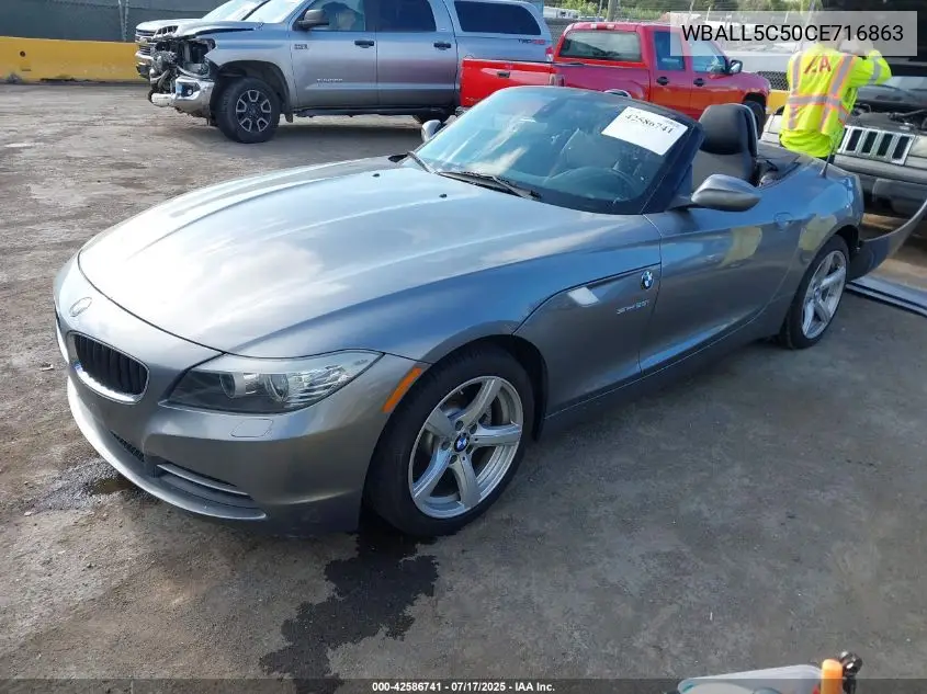 2012 BMW Z4 Sdrive28I VIN: WBALL5C50CE716863 Lot: 42586741