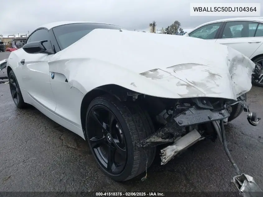 2013 BMW Z4 Sdrive28I VIN: WBALL5C50DJ104364 Lot: 41518375