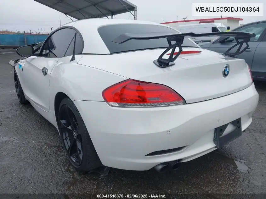 2013 BMW Z4 Sdrive28I VIN: WBALL5C50DJ104364 Lot: 41518375