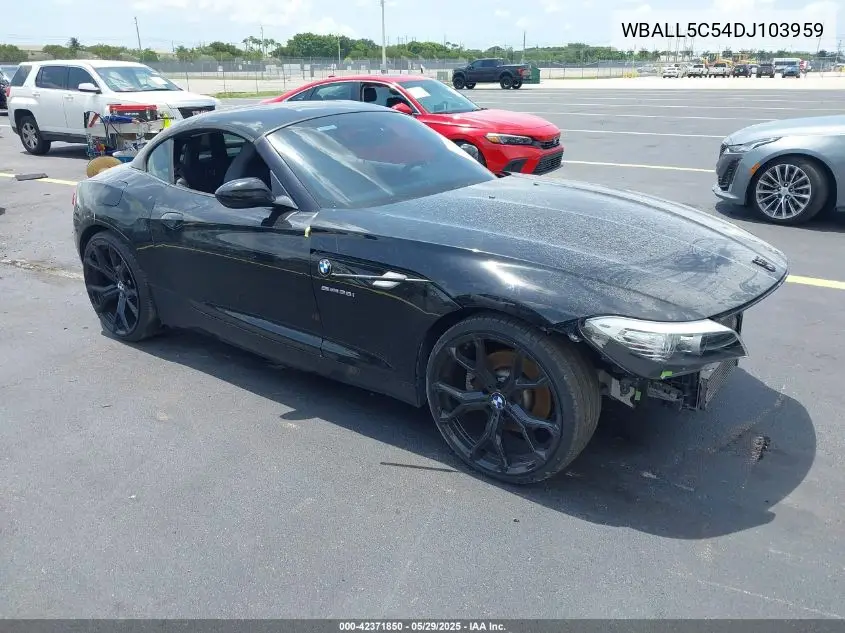 2013 BMW Z4 Sdrive28I VIN: WBALL5C54DJ103959 Lot: 42371850