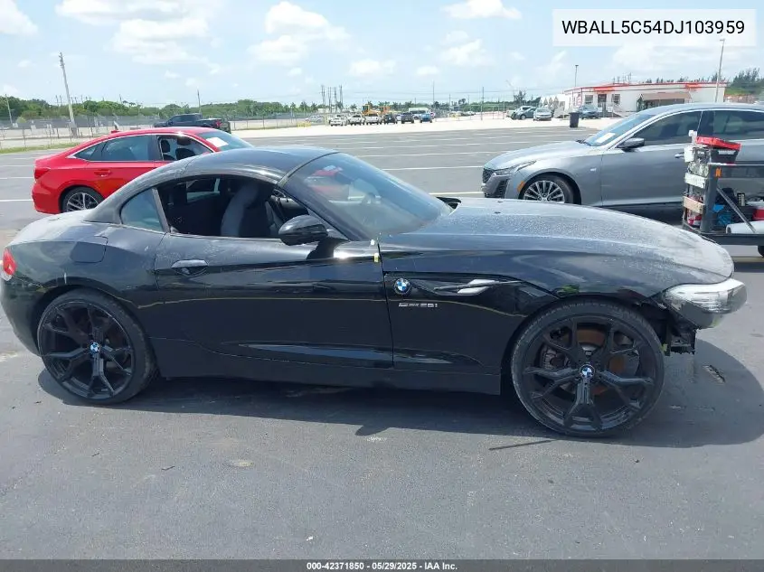 2013 BMW Z4 Sdrive28I VIN: WBALL5C54DJ103959 Lot: 42371850