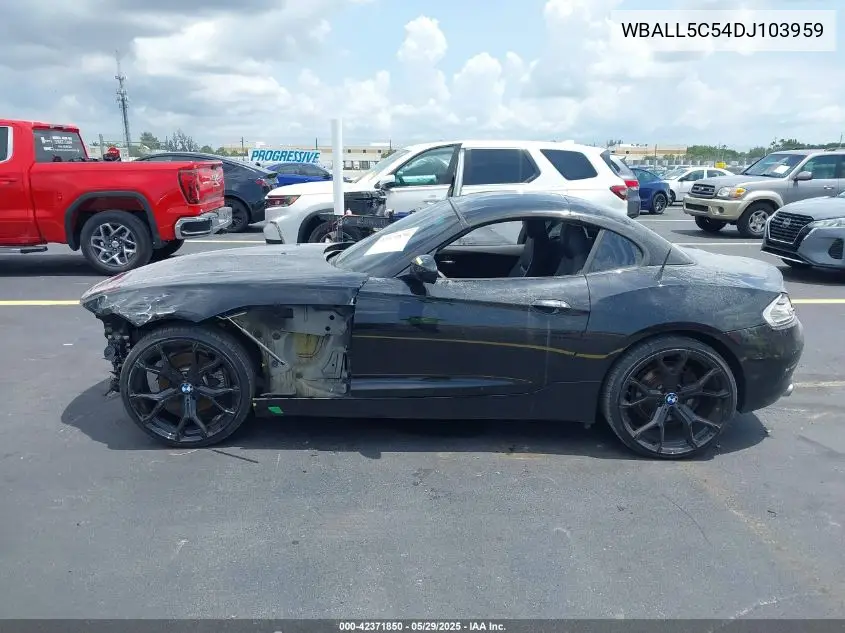 2013 BMW Z4 Sdrive28I VIN: WBALL5C54DJ103959 Lot: 42371850