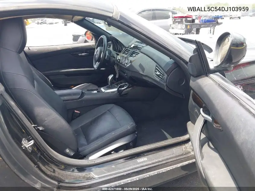 2013 BMW Z4 Sdrive28I VIN: WBALL5C54DJ103959 Lot: 42371850