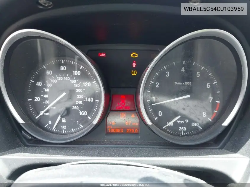 2013 BMW Z4 Sdrive28I VIN: WBALL5C54DJ103959 Lot: 42371850