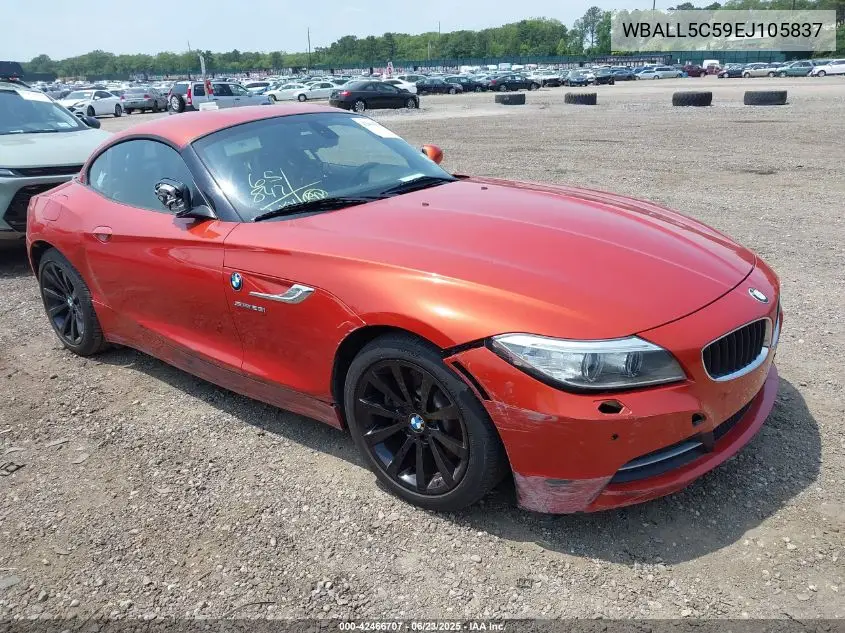 2014 BMW Z4 Sdrive28I VIN: WBALL5C59EJ105837 Lot: 42466707