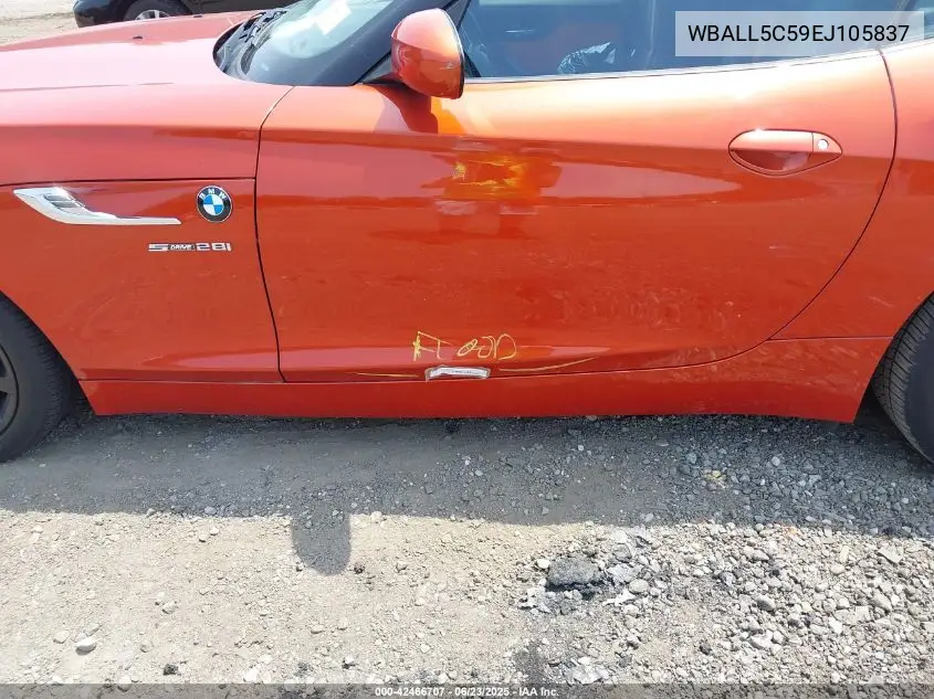 2014 BMW Z4 Sdrive28I VIN: WBALL5C59EJ105837 Lot: 42466707