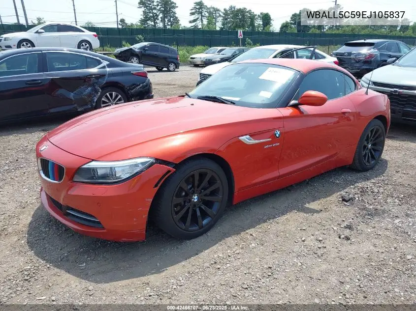 2014 BMW Z4 Sdrive28I VIN: WBALL5C59EJ105837 Lot: 42466707