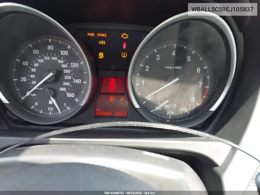 2014 BMW Z4 Sdrive28I VIN: WBALL5C59EJ105837 Lot: 42466707