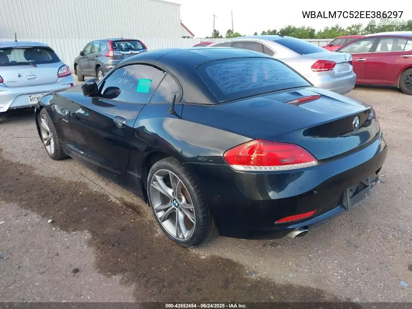 2014 BMW Z4 Sdrive35I VIN: WBALM7C52EE386297 Lot: 42552454