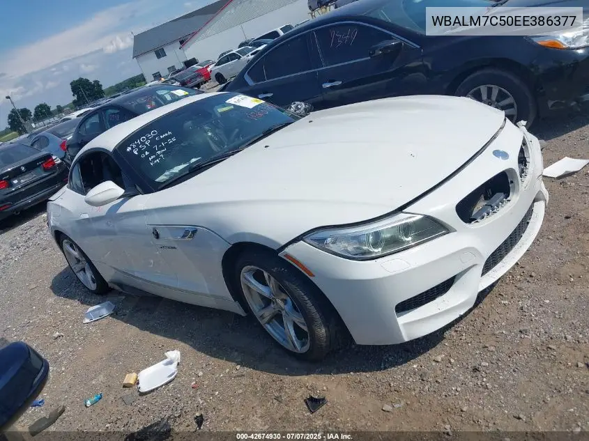 2014 BMW Z4 Sdrive35I VIN: WBALM7C50EE386377 Lot: 42674930