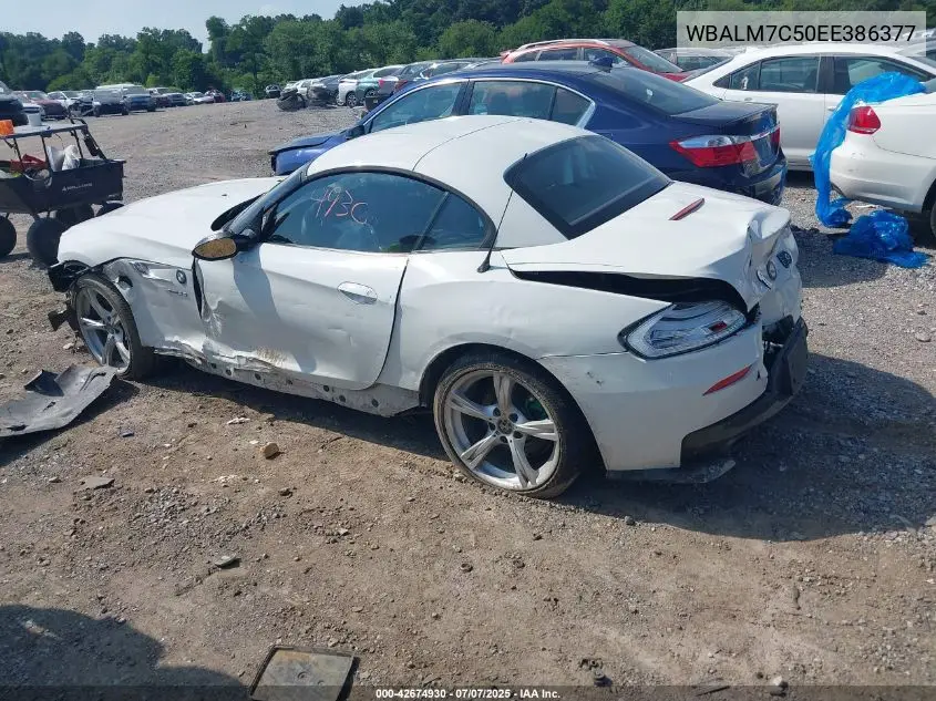 2014 BMW Z4 Sdrive35I VIN: WBALM7C50EE386377 Lot: 42674930