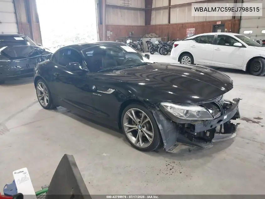 2014 BMW Z4 Sdrive35I VIN: WBALM7C59EJ798515 Lot: 42759976