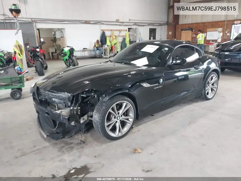 2014 BMW Z4 Sdrive35I VIN: WBALM7C59EJ798515 Lot: 42759976
