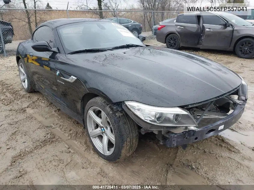 2015 BMW Z4 Sdrive28I VIN: WBALL5C55FP557041 Lot: 41725411