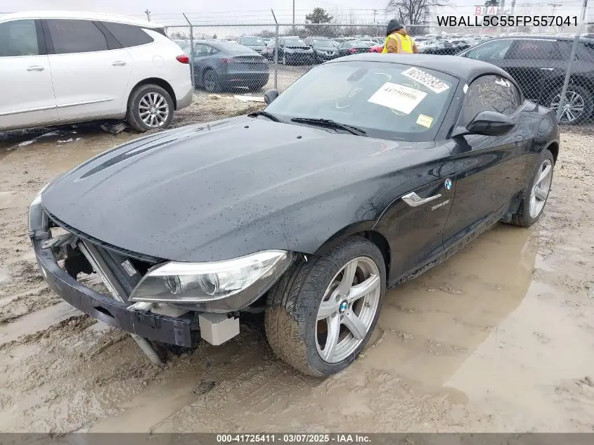 2015 BMW Z4 Sdrive28I VIN: WBALL5C55FP557041 Lot: 41725411
