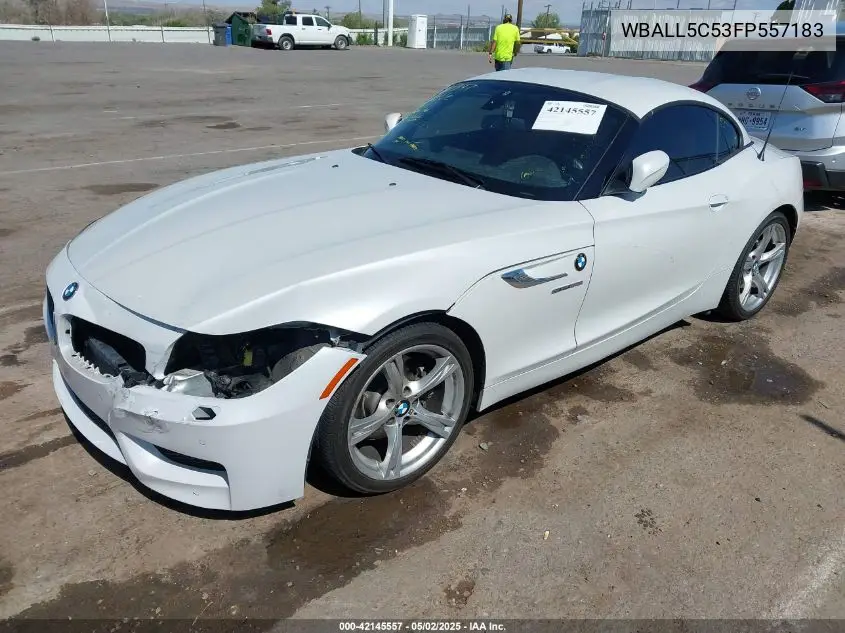 2015 BMW Z4 Sdrive28I VIN: WBALL5C53FP557183 Lot: 42145557