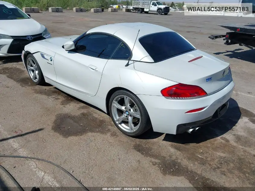 2015 BMW Z4 Sdrive28I VIN: WBALL5C53FP557183 Lot: 42145557
