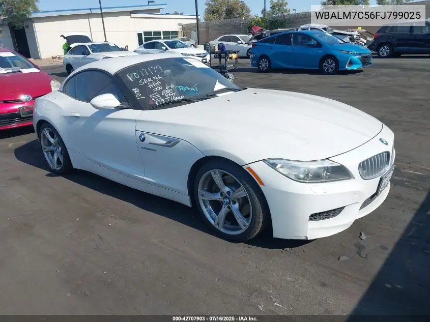 2015 BMW Z4 Sdrive35I VIN: WBALM7C56FJ799025 Lot: 42707903