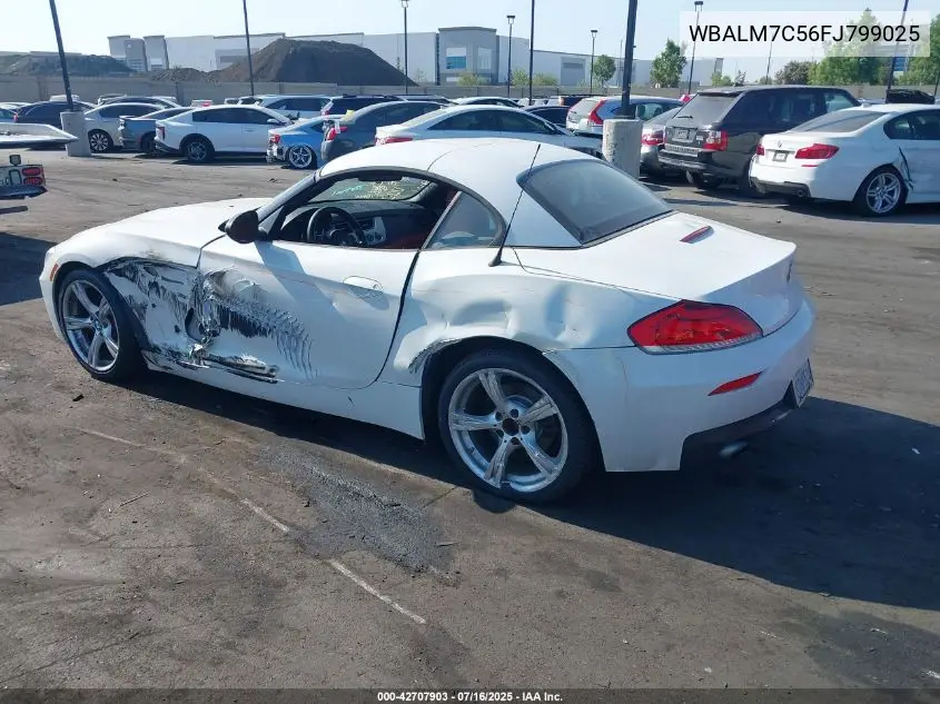2015 BMW Z4 Sdrive35I VIN: WBALM7C56FJ799025 Lot: 42707903