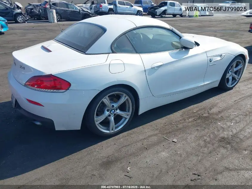 2015 BMW Z4 Sdrive35I VIN: WBALM7C56FJ799025 Lot: 42707903