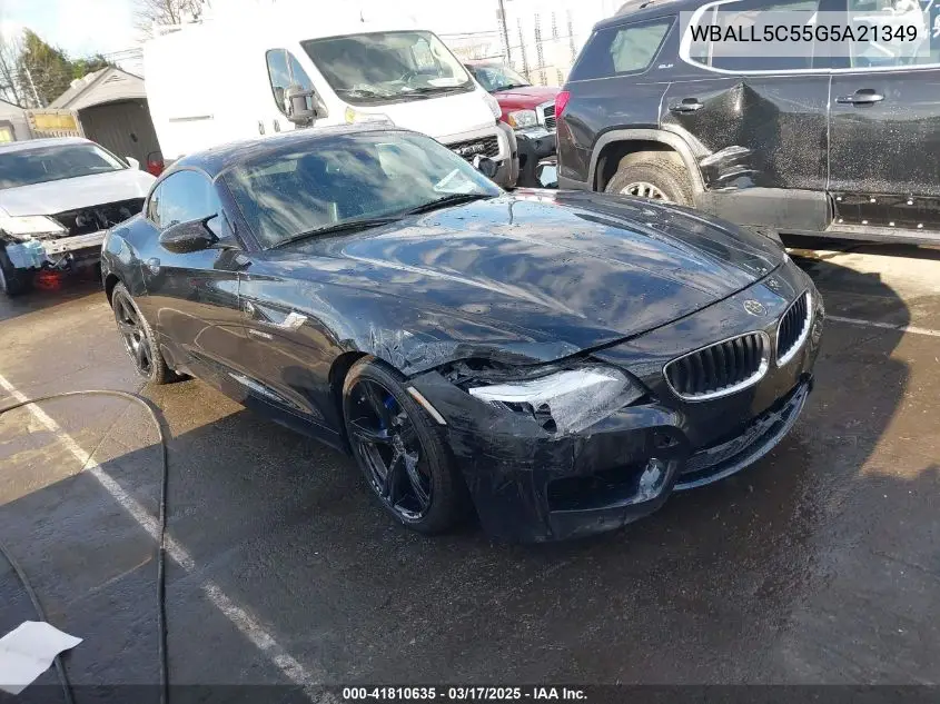 2016 BMW Z4 Sdrive28I VIN: WBALL5C55G5A21349 Lot: 41810635