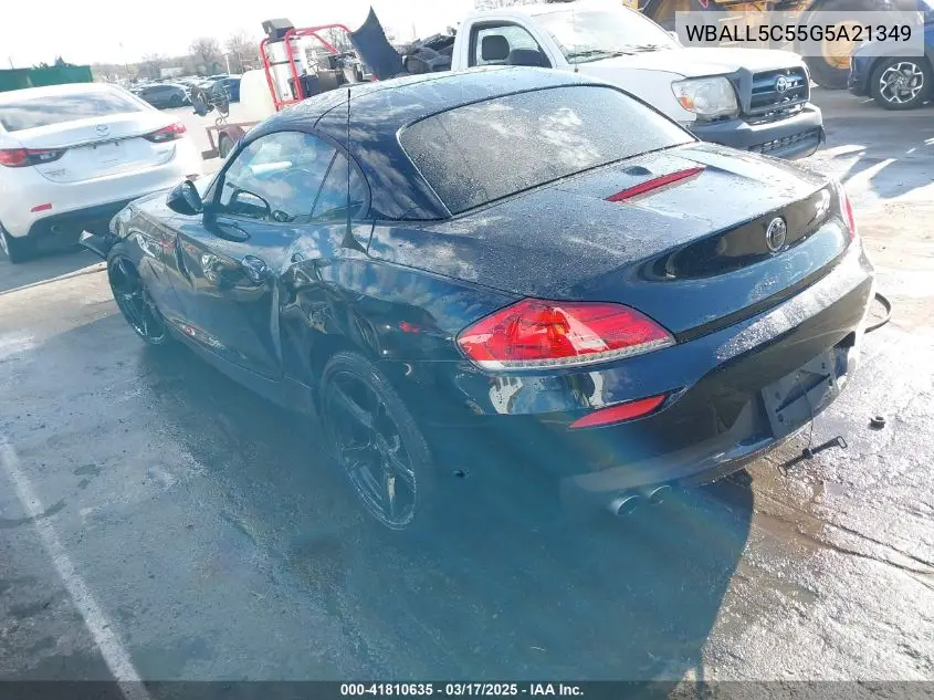 2016 BMW Z4 Sdrive28I VIN: WBALL5C55G5A21349 Lot: 41810635