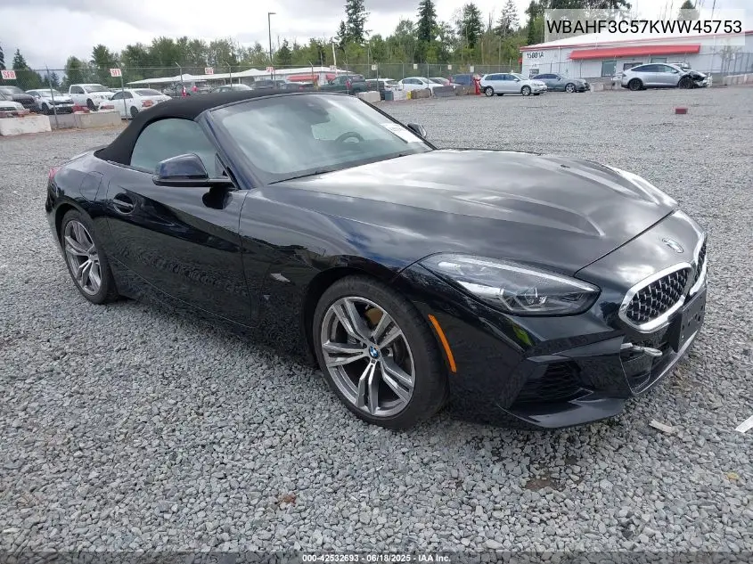 2019 BMW Z4 Sdrive30I VIN: WBAHF3C57KWW45753 Lot: 42532693