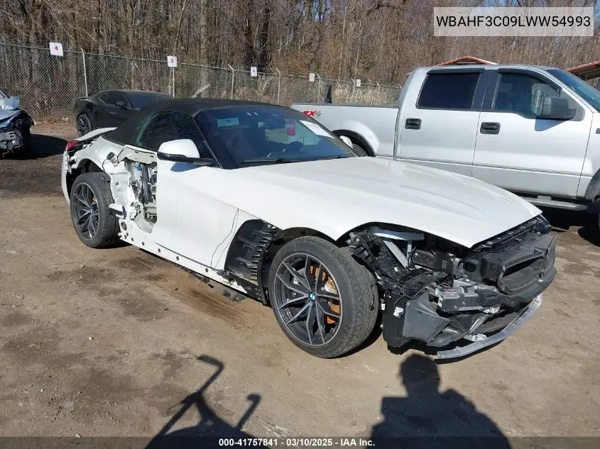 2020 BMW Z4 Sdrive30I VIN: WBAHF3C09LWW54993 Lot: 41757841