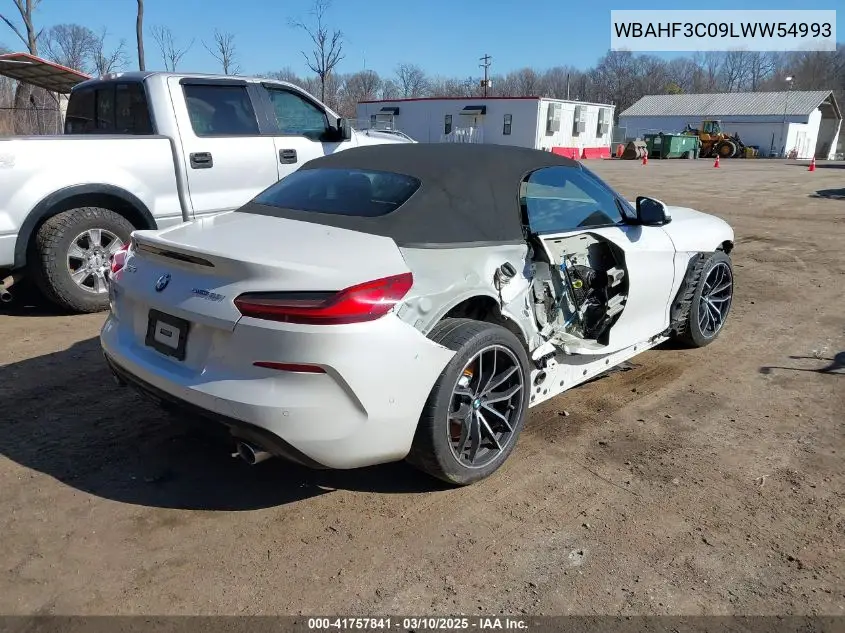 2020 BMW Z4 Sdrive30I VIN: WBAHF3C09LWW54993 Lot: 41757841