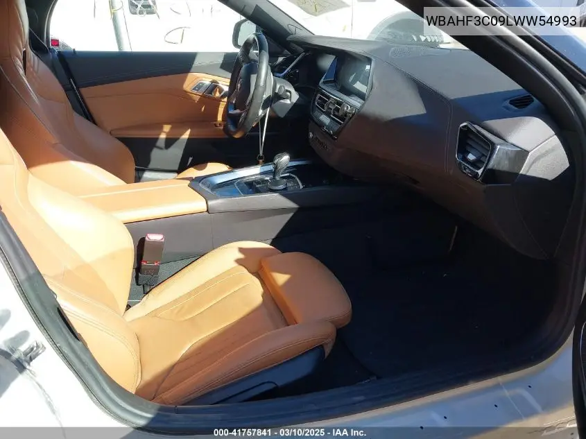 2020 BMW Z4 Sdrive30I VIN: WBAHF3C09LWW54993 Lot: 41757841