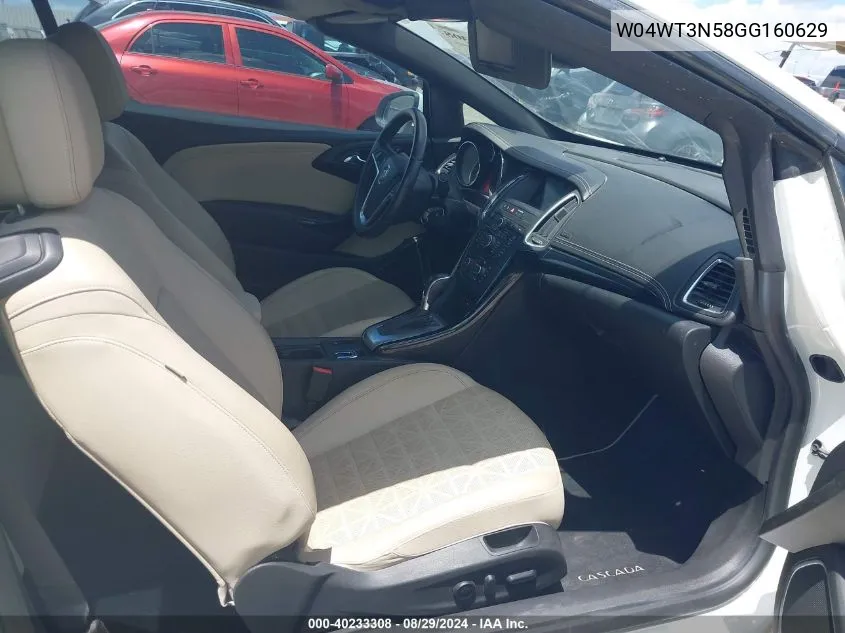 2016 Buick Cascada Premium VIN: W04WT3N58GG160629 Lot: 40233308