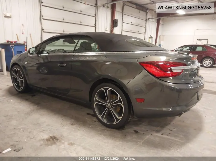 2016 Buick Cascada Premium VIN: W04WT3N50GG066258 Lot: 41148972