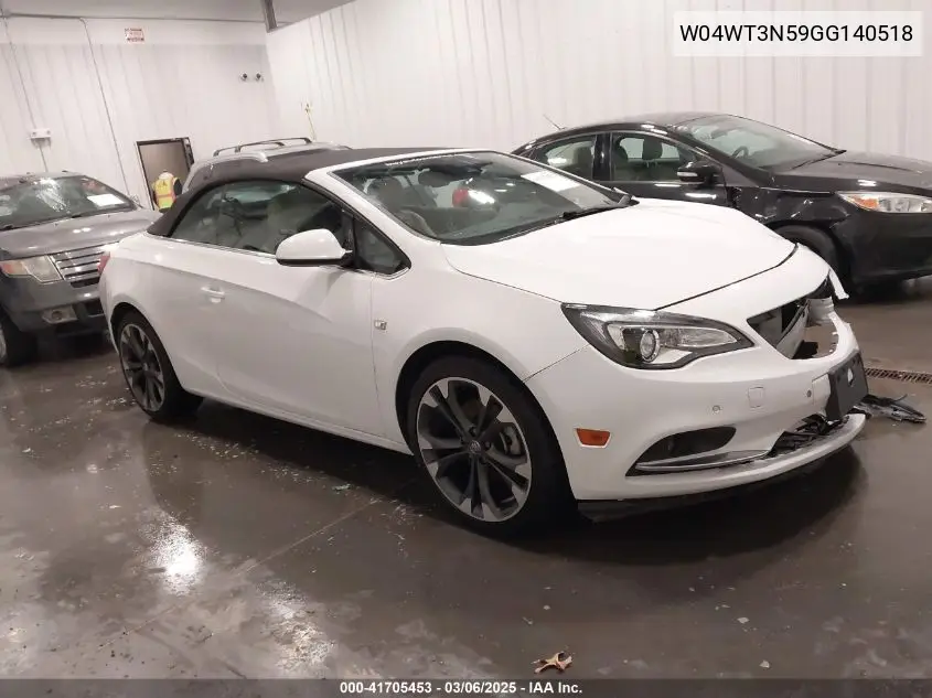 2016 Buick Cascada Premium VIN: W04WT3N59GG140518 Lot: 41705453