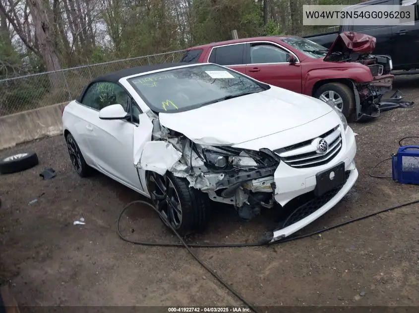 2016 Buick Cascada Premium VIN: W04WT3N54GG096203 Lot: 41922742
