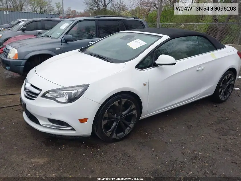 2016 Buick Cascada Premium VIN: W04WT3N54GG096203 Lot: 41922742
