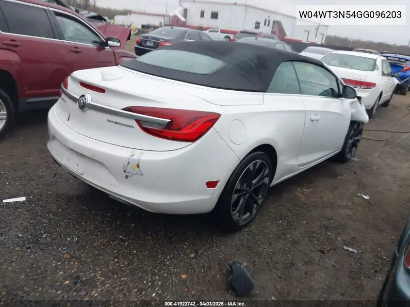 2016 Buick Cascada Premium VIN: W04WT3N54GG096203 Lot: 41922742